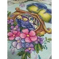 MP Studia Happy Family Cross Stitch Kit