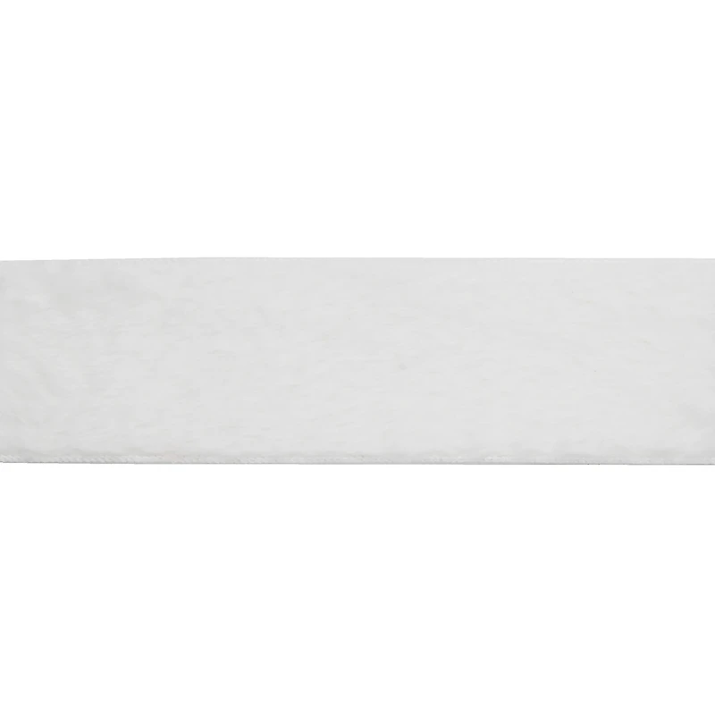 2.5" x 15ft. White Faux Fur Wired Ribbon by Celebrate It®