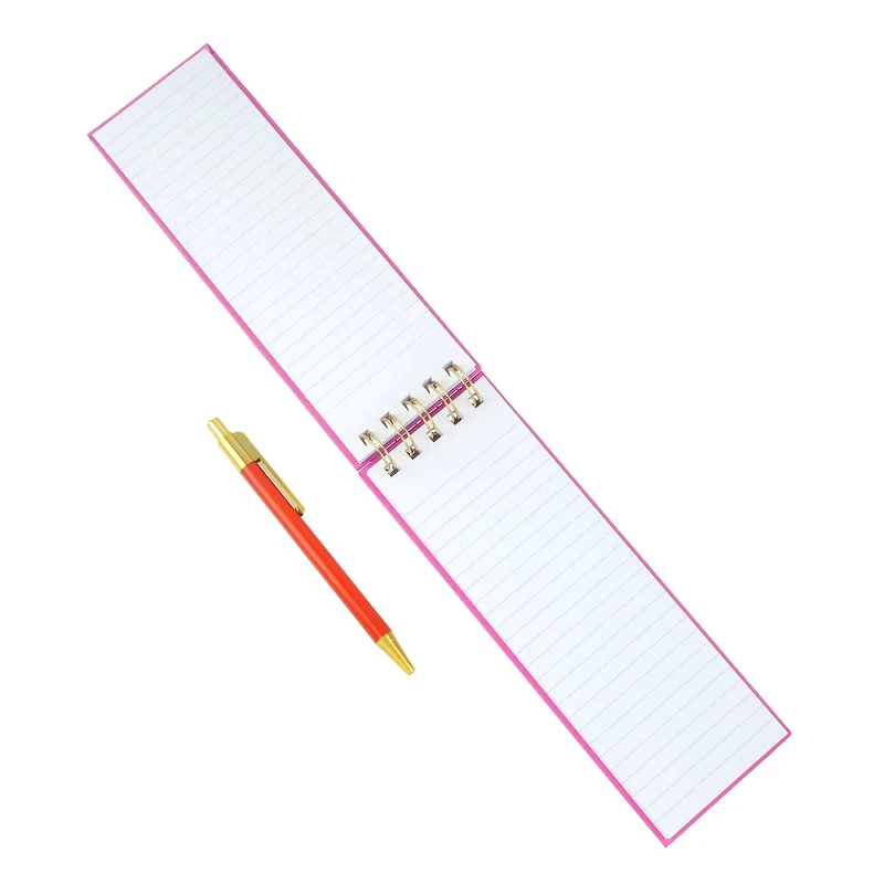 Assorted 3" x 8.5" Bookish Notebook with Pen, 2pc. by Fab Finds