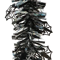 6ft. Black Spider Tinsel Garland by Ashland®