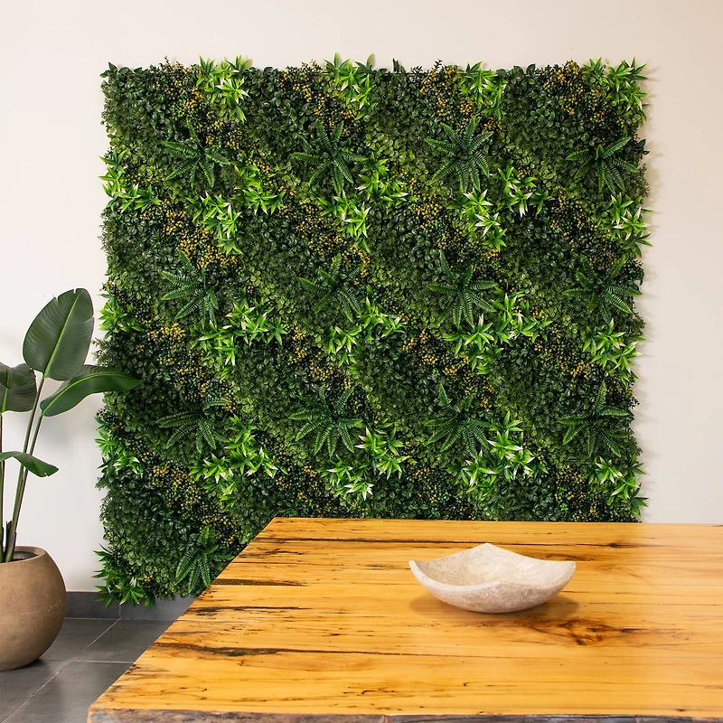 20" x 40" Hawaiian Islands Artificial Living Wall Panel