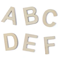 6 Packs: 121 ct. (726 total) Wood Letter Set by Make Market®