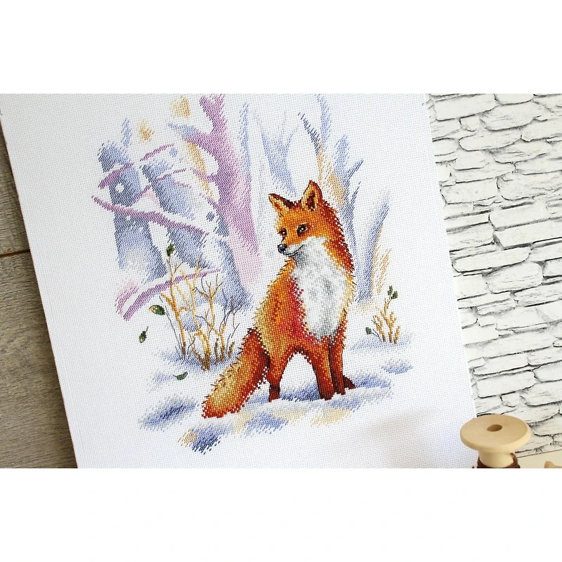 Mp Studia Winter Forest Mistress Cross Stitch Kit