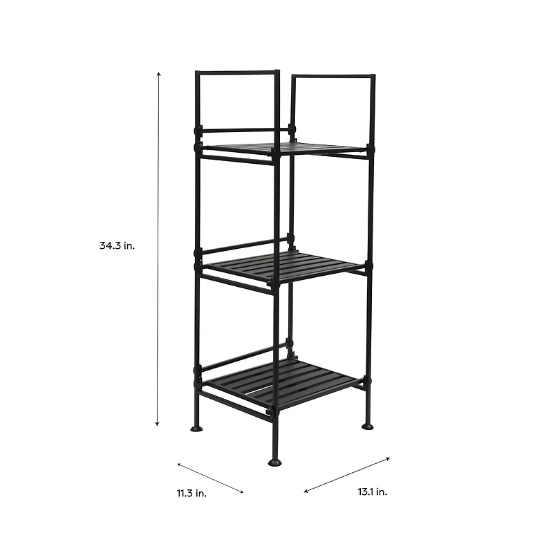 Organize It All 3 Tier Square Shelving Tower