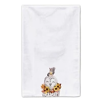 Owl And Squirrel Tea Towel, 2ct.