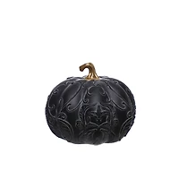 6" Black Pumpkin Tabletop Décor by Ashland®