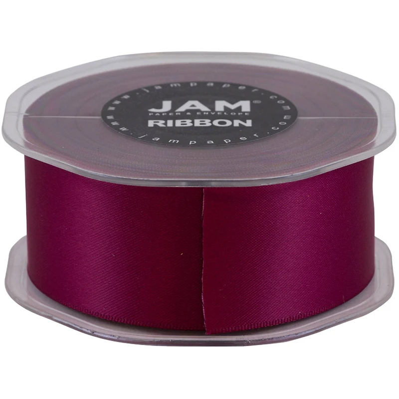 JAM Paper 1.5" x 25yd. Double Faced Satin Ribbon