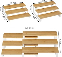 NEX™ 3-Tier Expandable Shelf Organizer Set