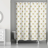 Holly Diamond Pattern Shower Curtain