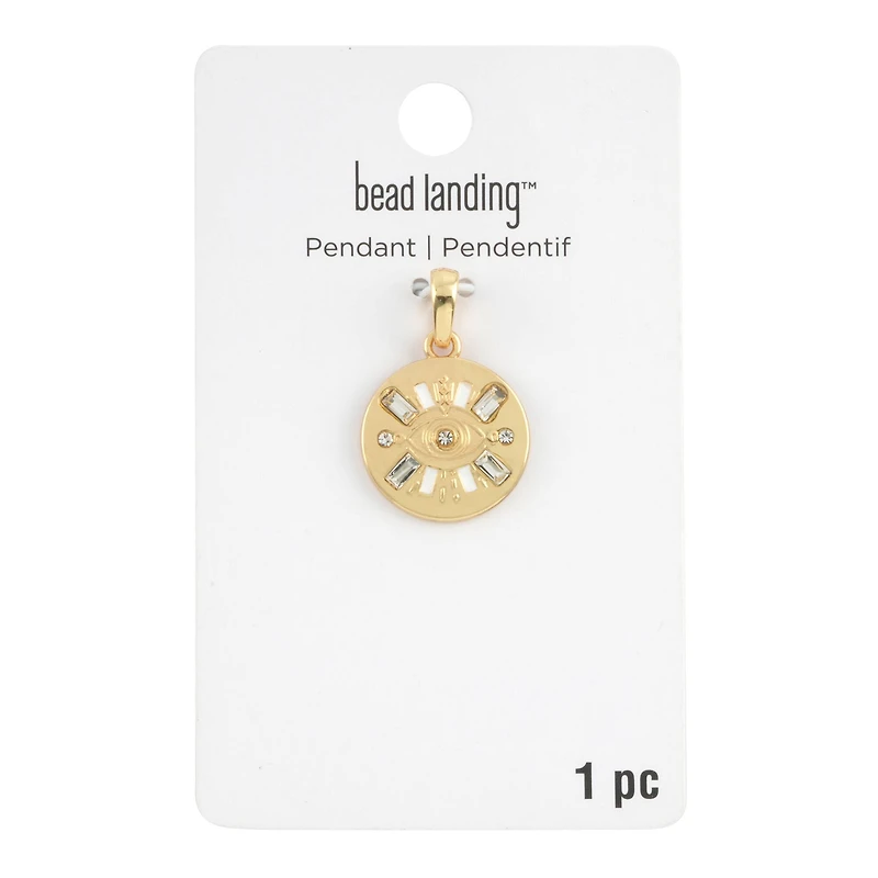 Gold Evil Eye Pendant by Bead Landing™