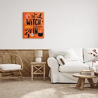 Stupell Industries Witch Is In Bold Cauldron Phrase Canvas Wall Art