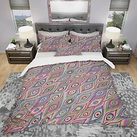 Designart 'Abstract Pattern' Modern & Contemporary Bedding Set