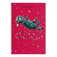 Stupell Industries Feline Festive Christmas Cat Wall Plaque Art