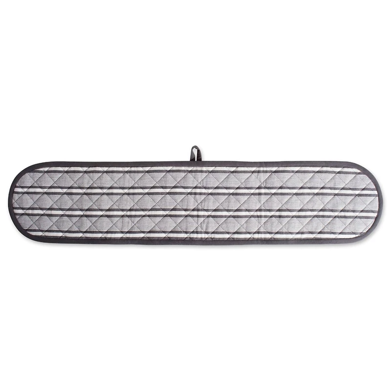 DII® Mineral Gray Stripe Double Oven Mitt