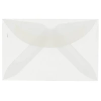 JAM Paper 3Drug Clear Translucent Vellum Envelopes 100ct.