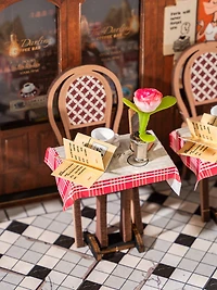 Rolife® Arcade Dating DIY Book Nook Shelf Insert Kit