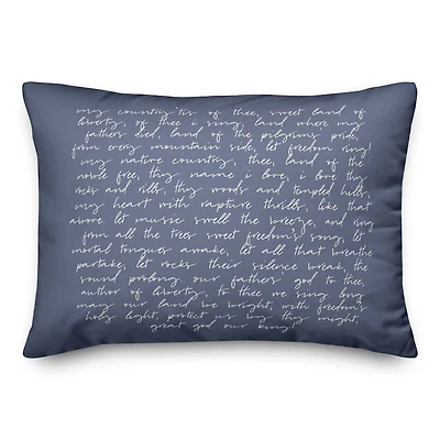 My Country Tis of Thee Throw Pillow