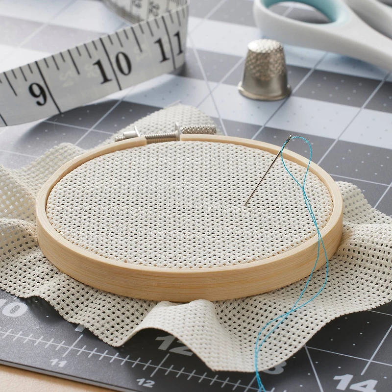 18 Pack: Wooden Embroidery Hoop by Loops & Threads