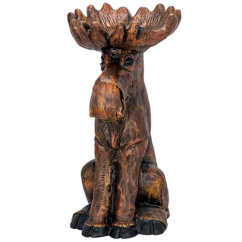 Design Toscano 17.5" Cabin Fever Moose Garden Statue