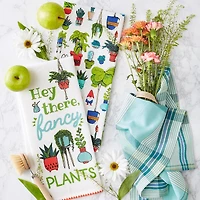 Hey There Fancy Plants Dishtowel (Set of 3)