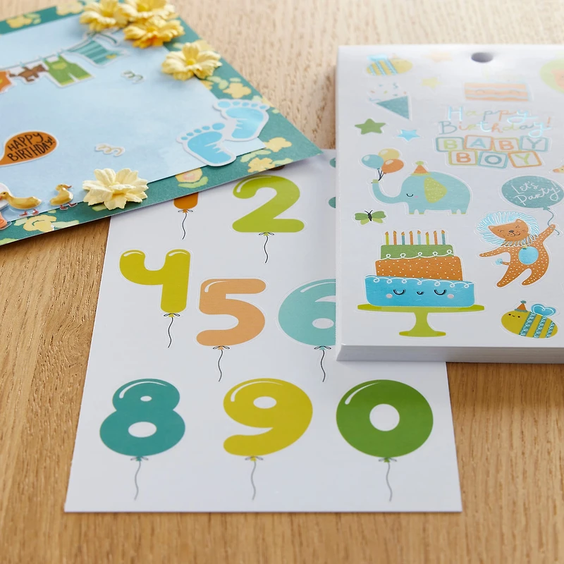 Baby Boy Birthday Sticker Book by Recollections™