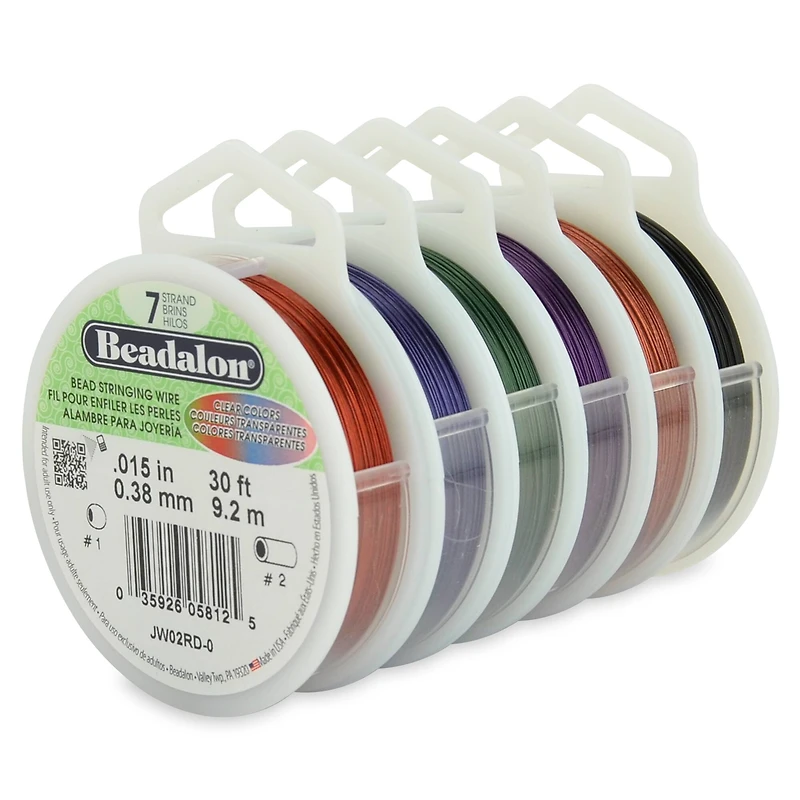 Beadalon® Assorted 7 Strand Bead Stringing Wire Pack