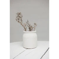 Hello Honey® 7" Decorative Distressed Volcano Glaze Terra Cotta Crock