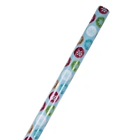 JAM Paper Painted Snowflake Orbs Gift Wrap