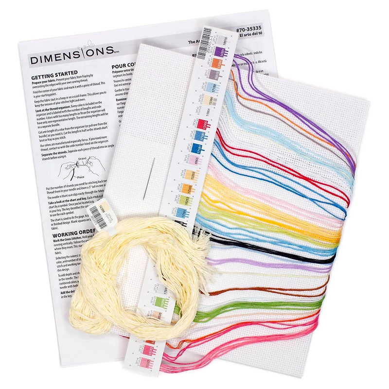 Dimensions® Counted Cross Stitch Kit, The Art of Tea