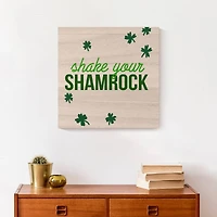 Shake Your Shamrock 16" x 16" Canvas Wall Art