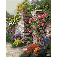 Diamond Dotz® Intermediate Level Thomas Kinkade The Rose Garden Diamond Painting Kit
