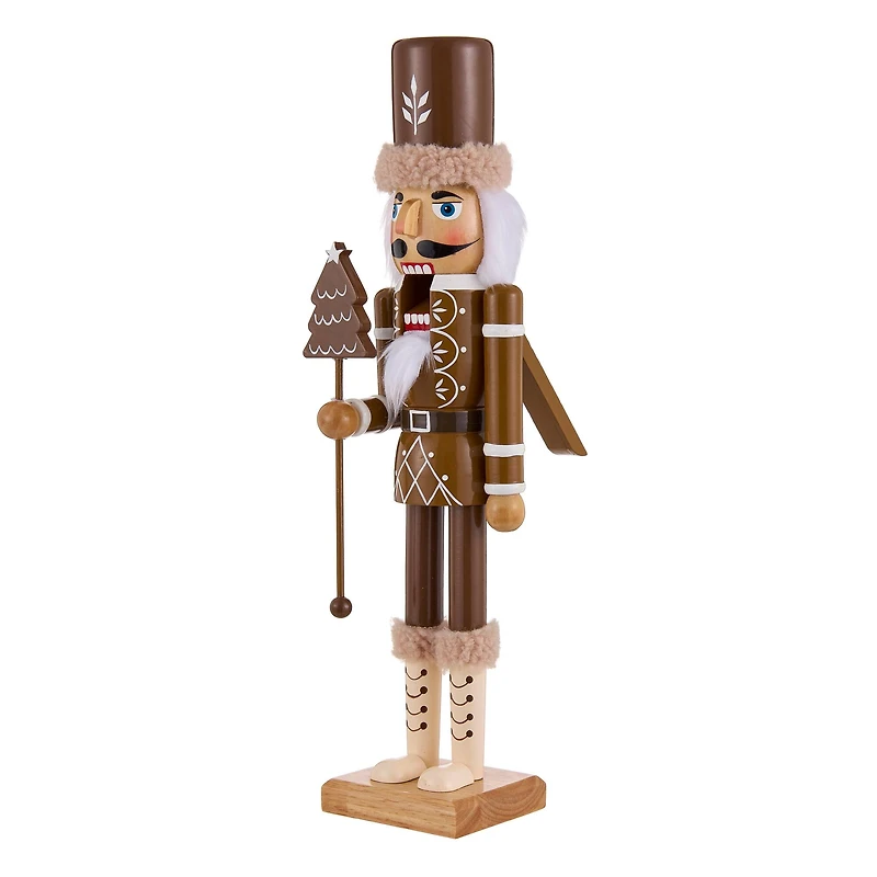 15.75" Gingerbread Nutcracker with Tree by Ashland®