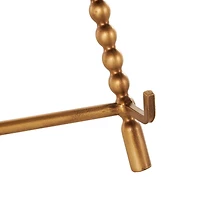 9" x 11" Gold Metal Abstract Wide Display Easel