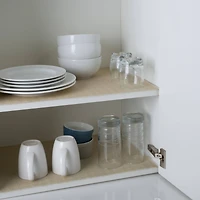 Simplify 24ft. Taupe Heavy Duty Grip Liner