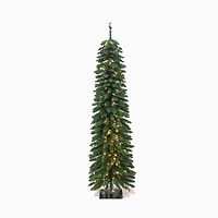 6ft. Pre-Lit Alpine Artificial Christmas Tree, Clear Lights