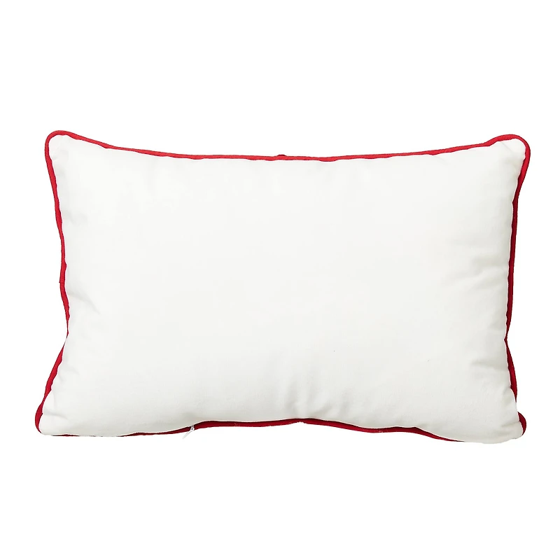 Glitzhome® 3D Heavy Cotton Knitted Gnome Throw Pillow