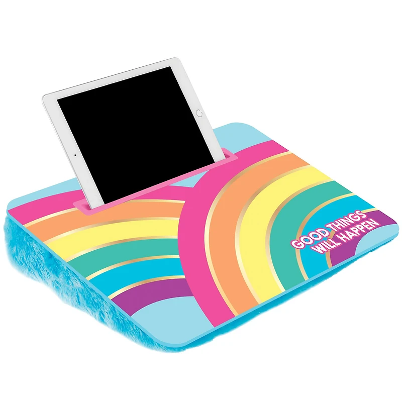 Make It Real™ 3C4G Blue Rainbow Bright Lap Desk