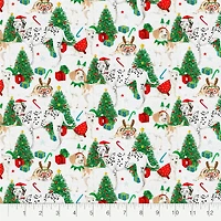 Fabric Editions Santapaws Cotton Fabric