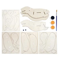 Tiger Color-In 3D Wood Puzzle by Creatology™