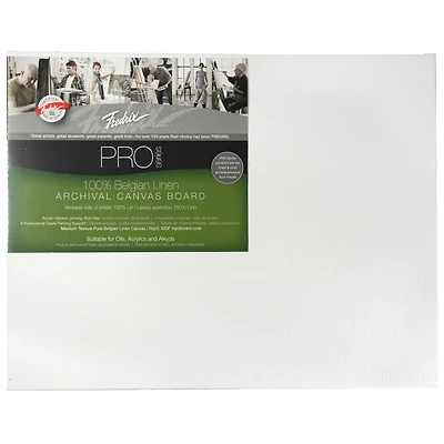 Fredrix Pro Series Archival Linen Canvas Board