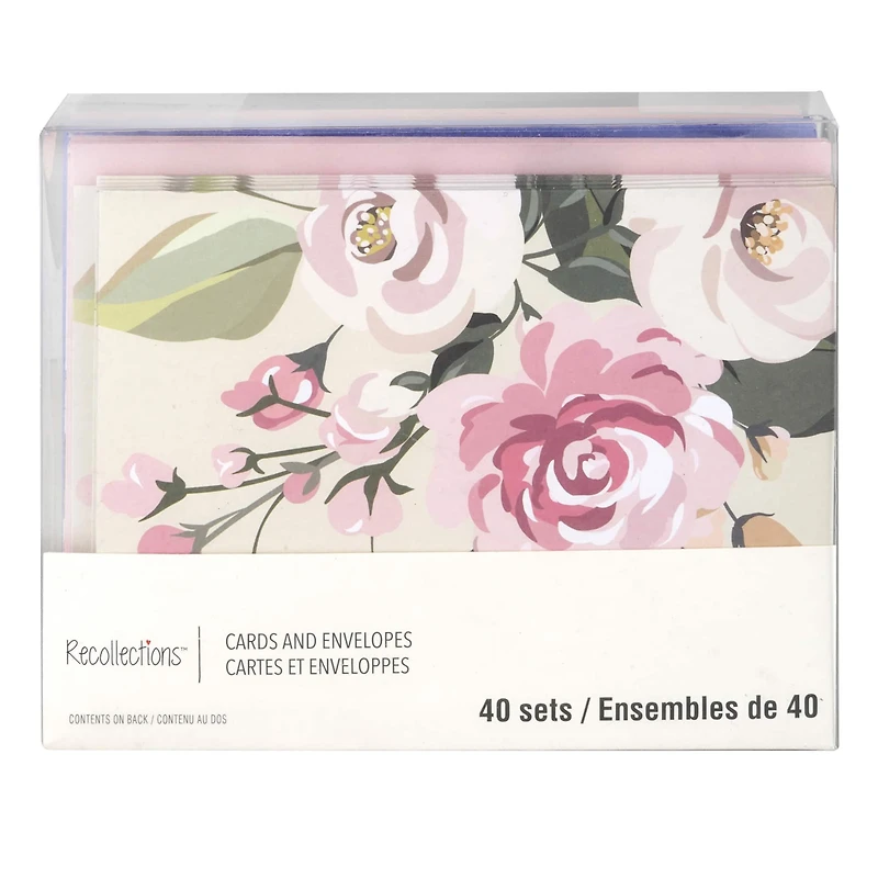 Floral Flat Cards & Envelopes by Recollections