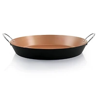 Oster Stonefire 16'' Copper Nonstick Carbon Steel Paella Pan