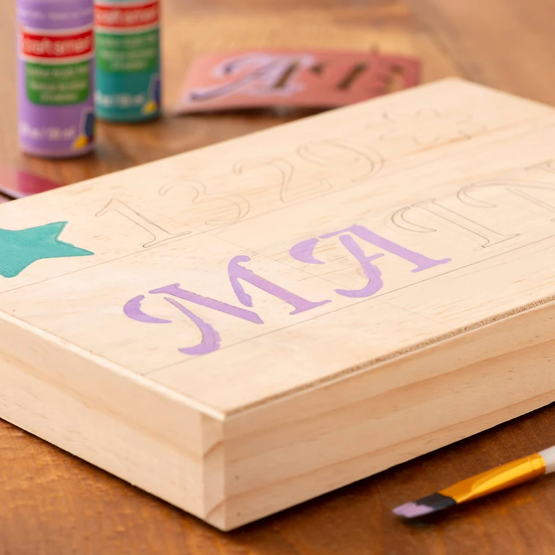 8 Pack: 12" Wooden Rectangular Plaque by Make Market®