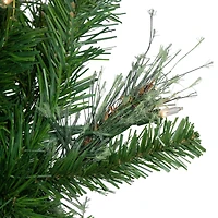 6.5ft. Pre-Lit Mixed Cashmere Pine Artificial Christmas Tree, Clear Lights