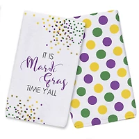Mardi Gras Time Tea Towel Set