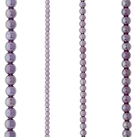 Purple Glass Round Beads by Bead Landing™