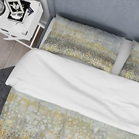 Designart 'Glam Rain Abstract IV' Glam Bedding Set