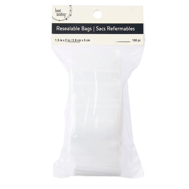 1.5" x 2" Resealable Zip Bags By Bead Landing™