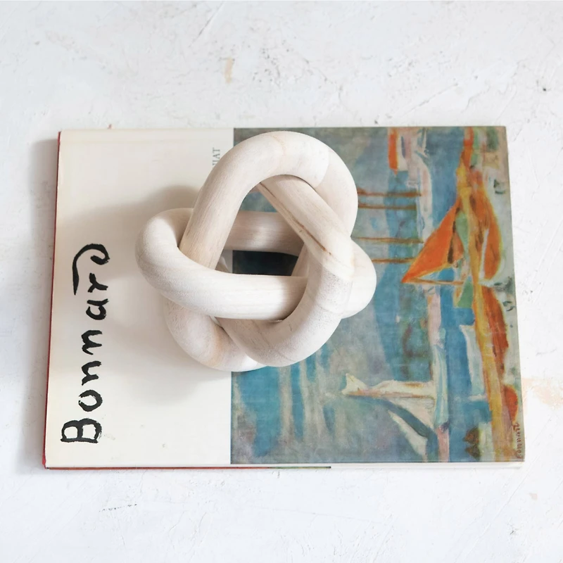 Hello Honey® 5.75" Rustic Pine Wood Chain Link Décor