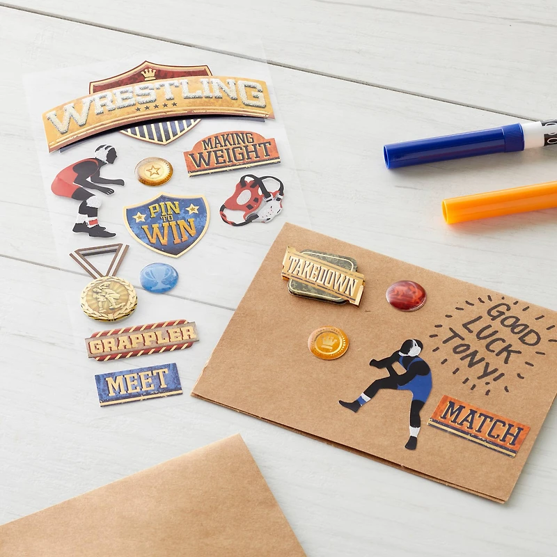 Wrestling Stickers by Recollections™